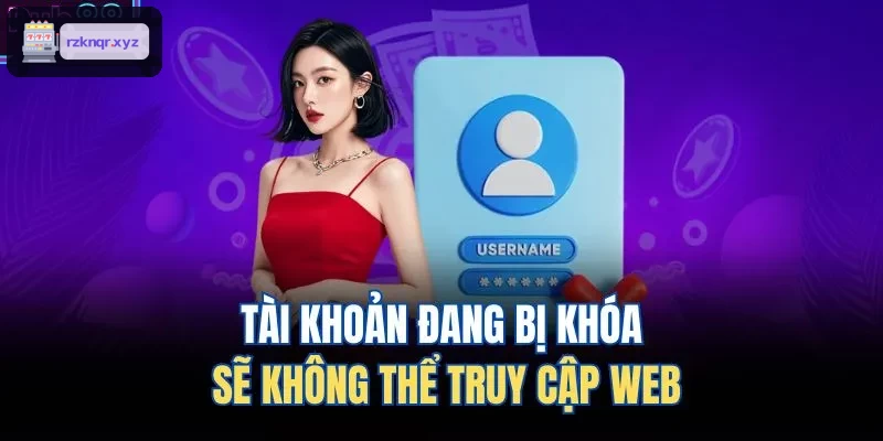 Tài khoản bị khóa không thể truy cập trang